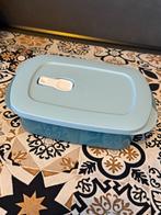 Lichtblauwe Tupperware Magnetron Bak, Ophalen of Verzenden, Zo goed als nieuw, Blauw, Bak of Kom