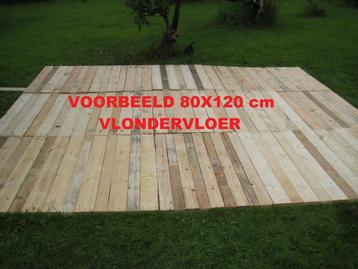 Voortentvlonders vlonders 80 x 120 cm beschikbaar voor biedingen