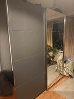 Grote kledingkast (soort van PAX IKEA) met spiegeldeur, Ophalen, Kunststof, Gebruikt, 200 cm of meer