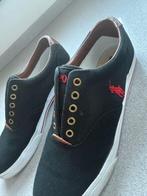 Polo Ralph Lauren Sneakers – Zwart/Rood – Slip-on – Maat 44, Loafers, Zwart, Ophalen of Verzenden, Polo Ralph Lauren