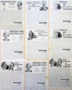 46 vintage advertenties reclames Kruschen salts 1935-38 zout, Verzenden, Gebruikt, Overige typen