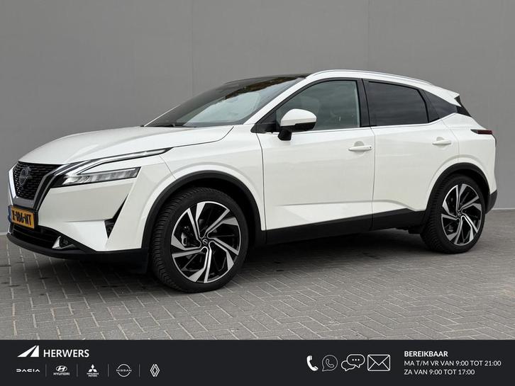 Nissan Qashqai 1.3 MHEV Xtronic Tekna Plus / Trekhaak ( 1.80, Auto's, Nissan, Bedrijf, Te koop, Qashqai, 360° camera, ABS, Achteruitrijcamera