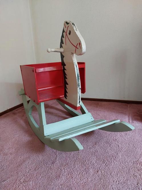 Houten hobbelpaard, Kinderen en Baby's, Speelgoed | Hobbelfiguren, Gebruikt, Ophalen