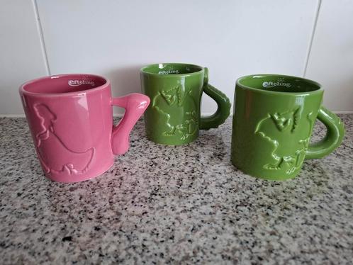 3 Efteling mokken, Huis en Inrichting, Keuken | Servies, Zo goed als nieuw, Kop(pen) en/of Schotel(s), Overige stijlen, Ophalen of Verzenden