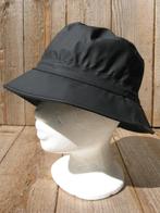 Zwarte regenhoed van Fiebig maten 56 en 58, 56 of 57 cm (M, 7 of 7⅛ inch), Haven 49, Hoed, Geasluis@planet.nl
