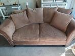 Mooie, 2 zits velvet /ribstof bankstel!!!, Huis en Inrichting, Ophalen, Gebruikt, 75 tot 100 cm, Stof