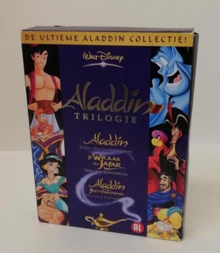 Aladdin Trilogie ( Speciale Uitvoering / 4 DVD ), Cd's en Dvd's, Dvd's | Kinderen en Jeugd, Zo goed als nieuw, Film, Avontuur