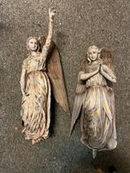 Mooie shabby grote vintage engelen 40 en 45 cm, Ophalen, Gebruikt, Geen, Geen