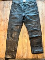 Leren broek heren, Zwart, W32 (confectie 46) of kleiner, Ophalen of Verzenden, Zo goed als nieuw