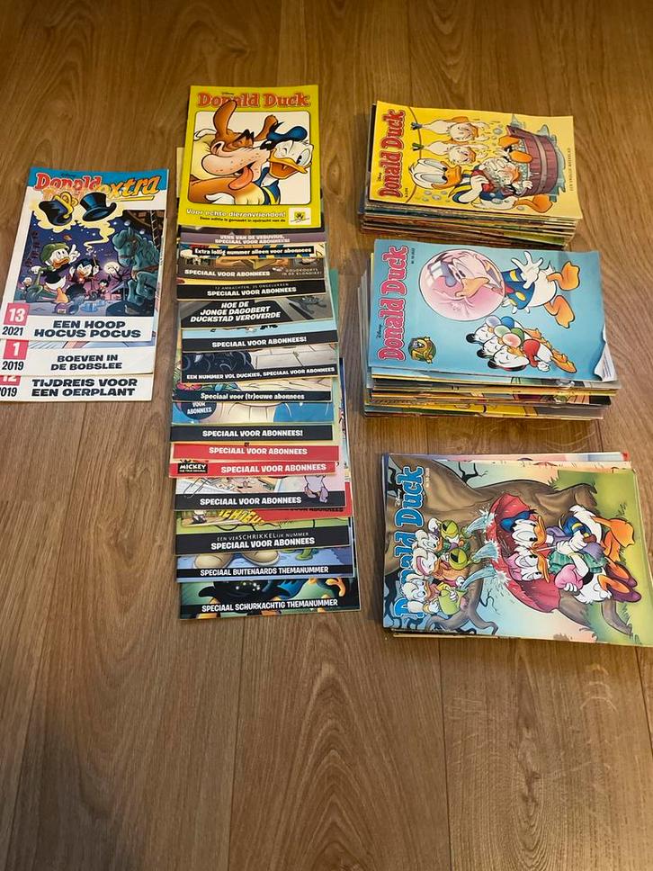 Donald Duck verzameling - 70 stuks (2018, 2020, 2022) + spec, Boeken, Stripboeken, Gelezen, Meerdere stripboeken, Ophalen of Verzenden