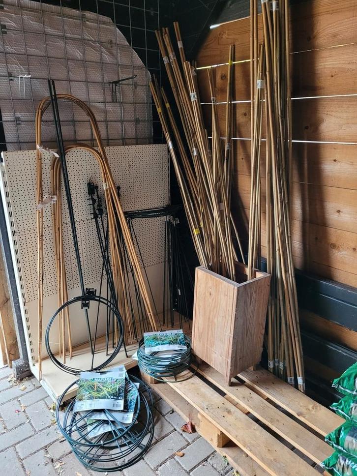Partij nieuwe bamboestokken en plantensteunen, Tuin en Terras, Overige Tuin en Terras, Nieuw, Ophalen