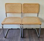 2 Cesca Stoelen Marcel Breuer Made in Italy, Ophalen, Twee, Bruin, Zo goed als nieuw