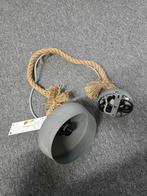 Hanglamp met Touw, Huis en Inrichting, Lampen | Hanglampen, Ophalen, Gebruikt, Metaal, Minder dan 50 cm
