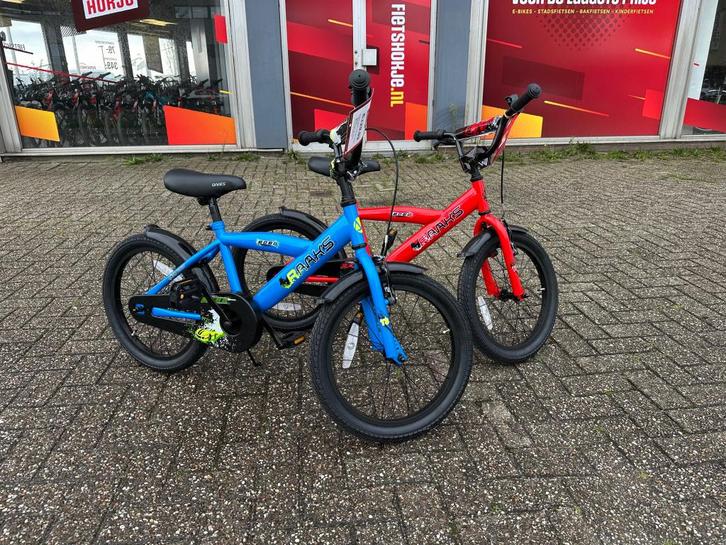 Fietshokje Beverwijk: Raaks Bobo jongensfiets 18 inch NIEUW, Fietsen en Brommers, Fietsen | Kinderfietsjes, Nieuw, 16 tot 20 inch