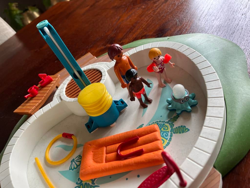 Playmobil Zwembad 9422 - Complete Set, Ophalen of Verzenden, Gebruikt, Complete set