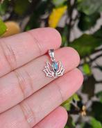 Labradoriet Lotus Hanger - Echt ZIlver, Overige voorstellingen, Info@lavicollection.com, Nieuw, Met edelsteen
