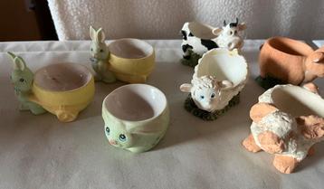 Paas eieren doppen (7 stuks) beschikbaar voor biedingen