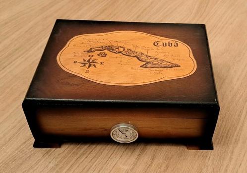 Sigaren kistje uit Cuba. Vocht meter en humedor, Verzamelen, Rookartikelen, Aanstekers en Luciferdoosjes, Zo goed als nieuw, Overige typen