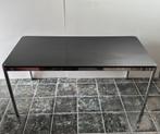 USM HALLER design Bureautafel 160x80cm Black oak, Ophalen, In hoogte verstelbaar, Zo goed als nieuw, Bureau