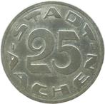 Notgeld Stadt AACHEN 25 Pfennig 1920 F#1.8 ijzer, Ophalen of Verzenden, Duitsland, Losse munt