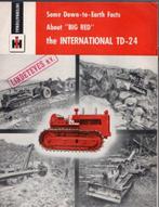 Catalogus folder shovel Big Red TD 24 Crawler Wo2 1945, Boeken, Catalogussen en Folders, Verzenden, Zo goed als nieuw, Folder