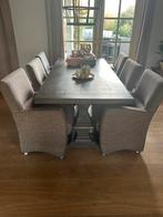 Eetkamertafel / Kloostertafel 220x100, Huis en Inrichting, Tafels | Eettafels, Ophalen, Gebruikt, 200 cm of meer, 50 tot 100 cm