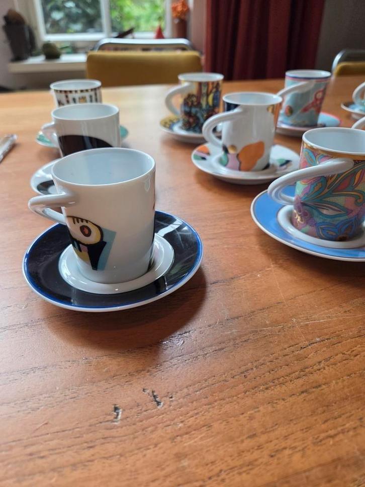 Diverse Rhosenthal espressokopjes, Huis en Inrichting, Keuken | Servies, Zo goed als nieuw, Overige typen, Overige stijlen, Glas
