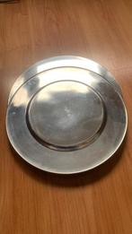 zilverkleurige onderborden 6 stuks, Ophalen of Verzenden, Zo goed als nieuw, Glas of Kopje