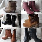 Schoenen 6 paar half hoge laarsjes voor dames maat 39 zgan, Ophalen of Verzenden, Zo goed als nieuw, Lage of Enkellaarzen