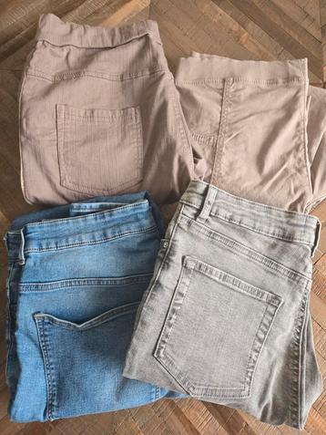 Dames broekpakket, 4 skinny broeken, divers maat L beschikbaar voor biedingen