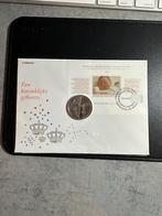 een koninklijke geboorte postzegel + munt, Postzegels en Munten, Postzegels | Nederland, Ophalen of Verzenden, Na 1940, Postfris