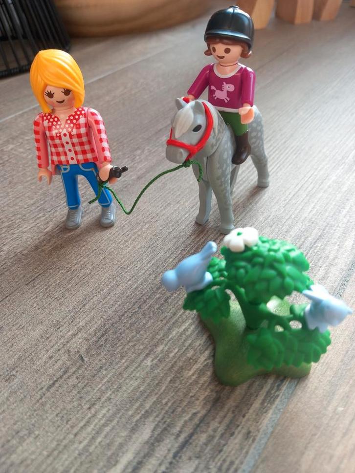 Playmobil 6950 Ponyrijden met mama - Country, Kinderen en Baby's, Speelgoed | Playmobil, Zo goed als nieuw, Complete set, Ophalen