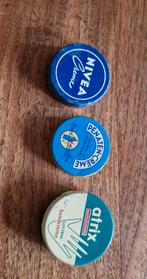 3 oude mini blikjes van Nivea Atrix en Penaten Creme, Antiek en Kunst, Ophalen of Verzenden