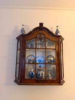 Klassiek hang Apothekerskastje met Glas, Huis en Inrichting, Kasten | Vitrinekasten, Ophalen, Minder dan 50 cm, Gebruikt, Klassiek