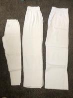 3 nieuwe witte broeken maten 44 + 40 + 38, Lang, Maat 42/44 (L), Ophalen of Verzenden, Wit