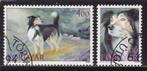 698 - Faroer michel 262/263 gestempeld , Herdershond, Verzenden, Overige landen, Gestempeld