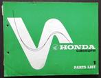 Originele Honda CB550F2 Parts List - 1976, Verzenden, Honda