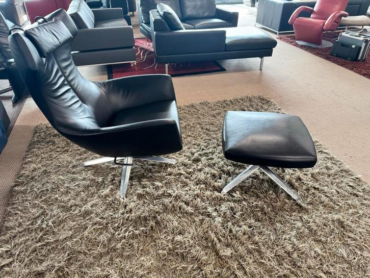 Design on Stock Nosto Fauteuil - Stijlvol en Comfortabel!, Huis en Inrichting, Fauteuils, Zo goed als nieuw, Leer, 75 tot 100 cm