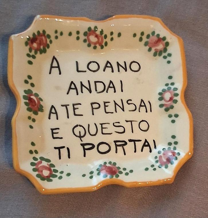 Santucci Deruta Ceramic Italy schaaltje zgst collectorsitem, Antiek en Kunst, Antiek | Keramiek en Aardewerk, Verzenden