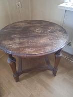 Antieke klassieke ronde bijzet tafel, Antiek en Kunst, Ophalen