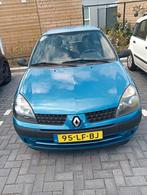 Renault Clio 2002, Auto's, 4 cilinders, Blauw, Origineel Nederlands, Handgeschakeld