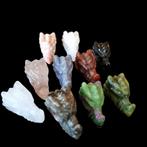 Partij draken 10x3cm edelstenen en mineralen, Sieraden, Tassen en Uiterlijk, Edelstenen, Ophalen of Verzenden, Zo goed als nieuw