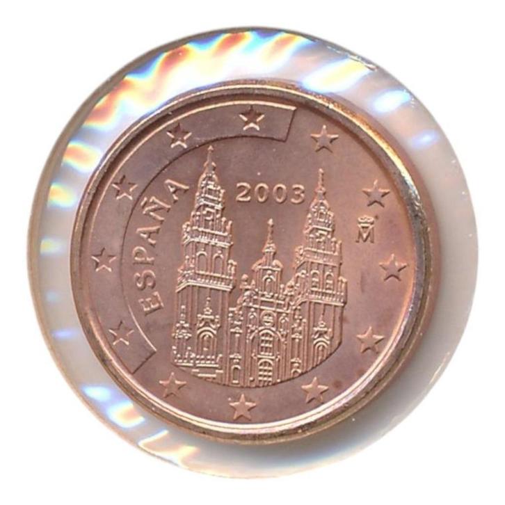 Spanje 1 eurocent 2003, Postzegels en Munten, Munten | Europa | Euromunten, Losse munt, 1 cent, Spanje, Ophalen of Verzenden
