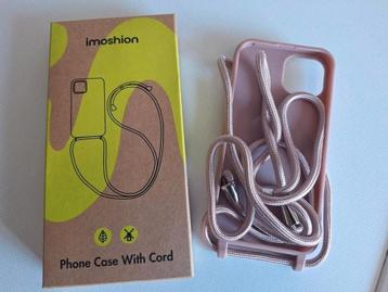 IPhone 11 / 12 hoesje met koord beschikbaar voor biedingen