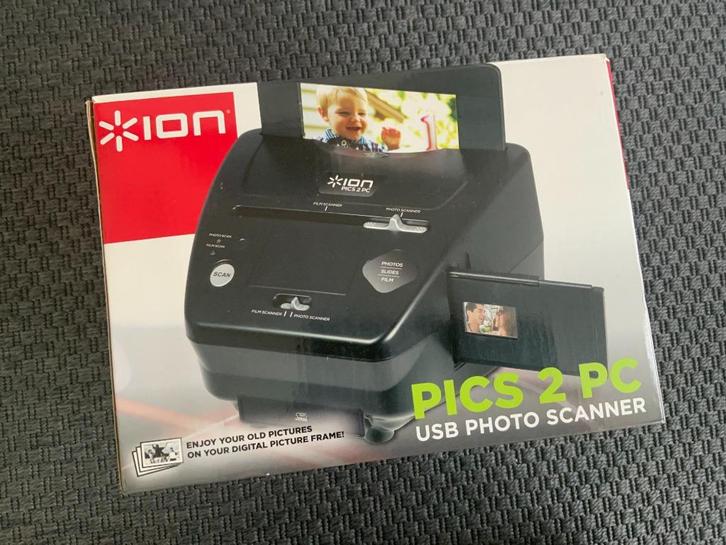 ION Pics 2 PC - Foto's & Negatieven digitaliseren Als NIEUW, Computers en Software, Scanners, Zo goed als nieuw, Diascanner, Overige
