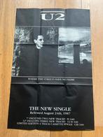 U2 Where The Streets Have No Name 1987 Promo Poster, Rechthoekig Staand, Ophalen of Verzenden, Zo goed als nieuw, A1 t/m A3