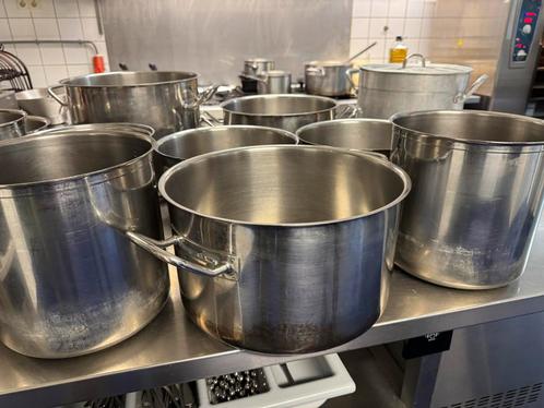 Gasfornuis met Pannen - Horeca Keukenapparatuur, Zakelijke goederen, Horeca | Keukenapparatuur, Fornuis, Frituur en Grillen, Gebruikt