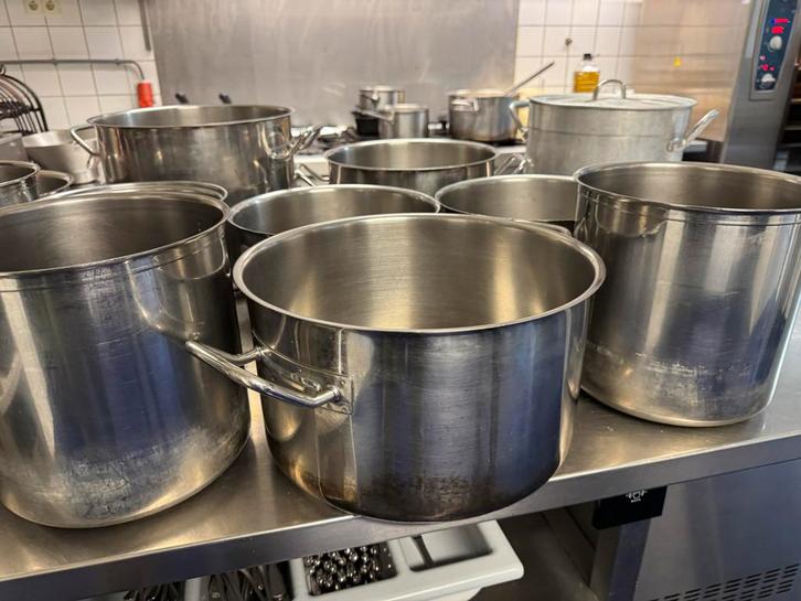 Gasfornuis met Pannen - Horeca Keukenapparatuur, Zakelijke goederen, Horeca | Keukenapparatuur, Fornuis, Frituur en Grillen, Gebruikt