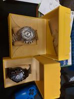 Invicta horloges 2 stuks, Sieraden, Tassen en Uiterlijk, Horloges | Heren, Overige merken, Staal, Staal, Ophalen of Verzenden