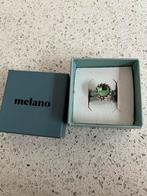 Melano ringen set maat 56 zilver groen, Nieuw, Ophalen of Verzenden, 17 tot 18, Dame